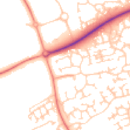 Daytime road noise heatmap for MK7 7DL