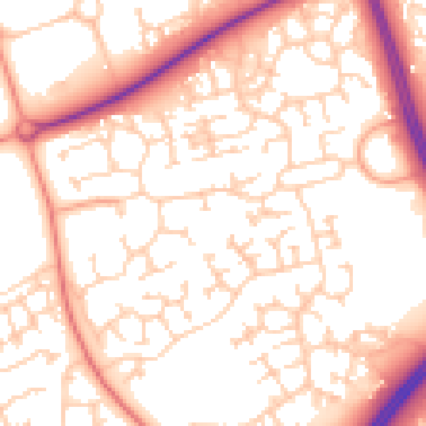Daytime road noise heatmap for MK7 7EP