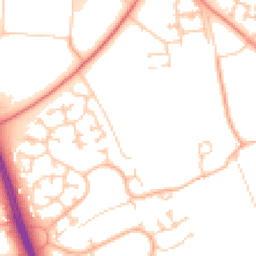 Daytime road noise heatmap for MK7 7FJ