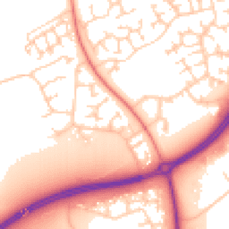 Daytime road noise heatmap for MK7 7HR