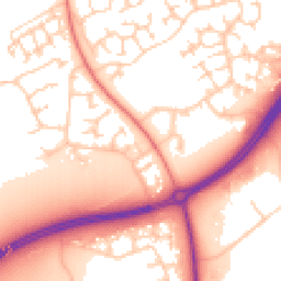 Daytime road noise heatmap for MK7 7HT