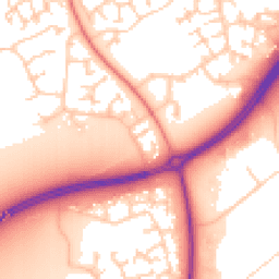 Daytime road noise heatmap for MK7 7HY