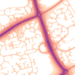 Daytime road noise heatmap for MK7 7LU