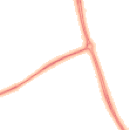 Night-time road noise heatmap for MK7 7NP