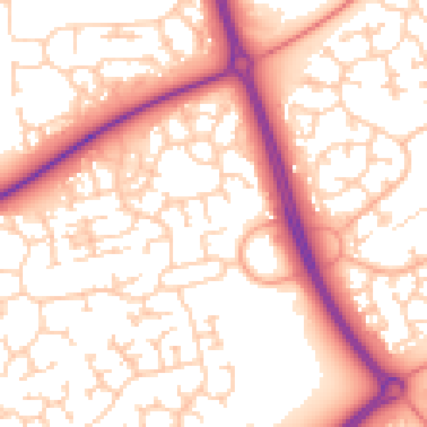 Daytime road noise heatmap for MK7 7NT