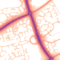 Daytime road noise heatmap for MK7 7NU