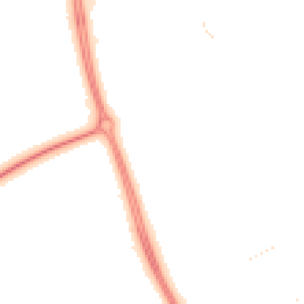 Night-time road noise heatmap for MK7 7RH