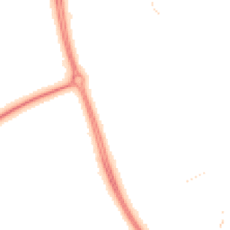 Night-time road noise heatmap for MK7 7RJ