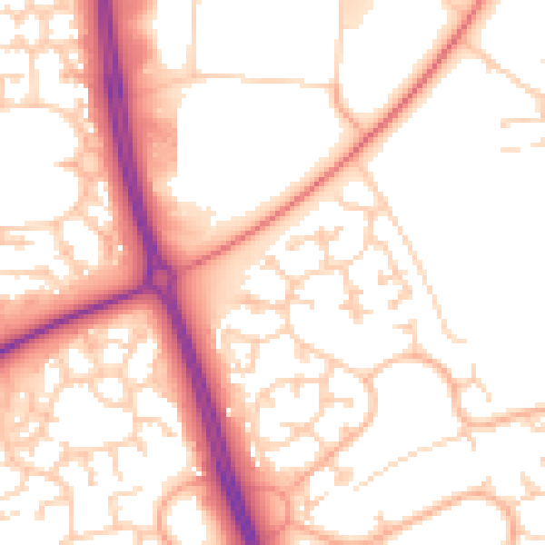 Daytime road noise heatmap for MK7 7SJ