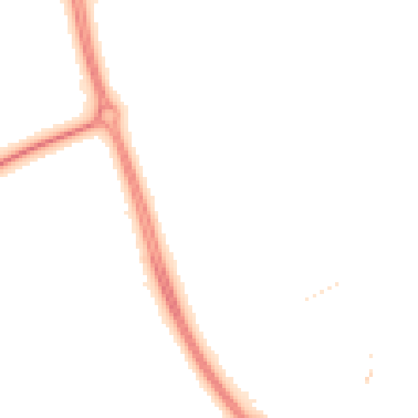 Night-time road noise heatmap for MK7 7SQ