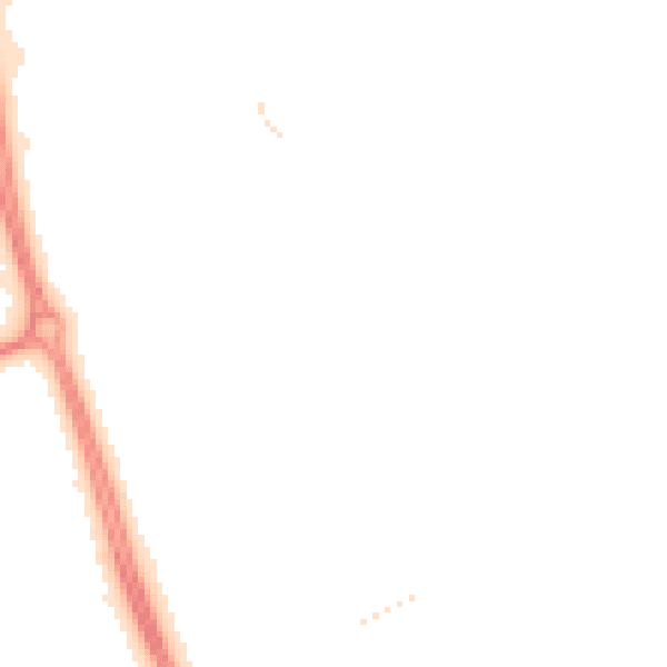 Night-time road noise heatmap for MK7 7SR