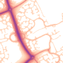 Daytime road noise heatmap for MK7 7TJ