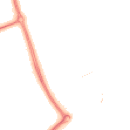 Night-time road noise heatmap for MK7 7TJ