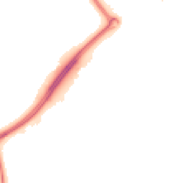 Night-time road noise heatmap for MK7 8DB