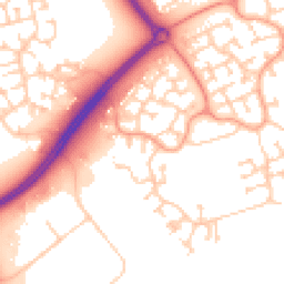 Daytime road noise heatmap for MK7 8DD