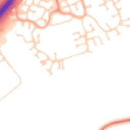 Daytime road noise heatmap for MK7 8EG