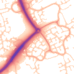Daytime road noise heatmap for MK7 8HA