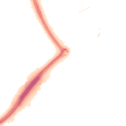 Night-time road noise heatmap for MK7 8HA