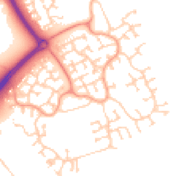 Daytime road noise heatmap for MK7 8PN