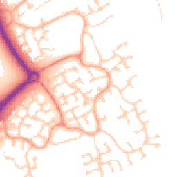Daytime road noise heatmap for MK7 8PS