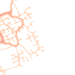 Daytime road noise heatmap for MK7 8QB