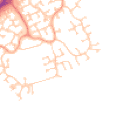 Daytime road noise heatmap for MK7 8QS