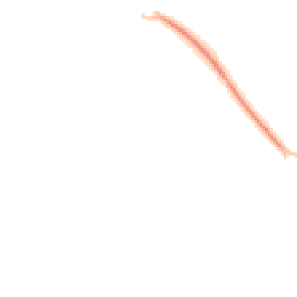 Night-time road noise heatmap for MK8 0PA