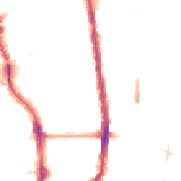 Night-time road noise heatmap for N1 0AA