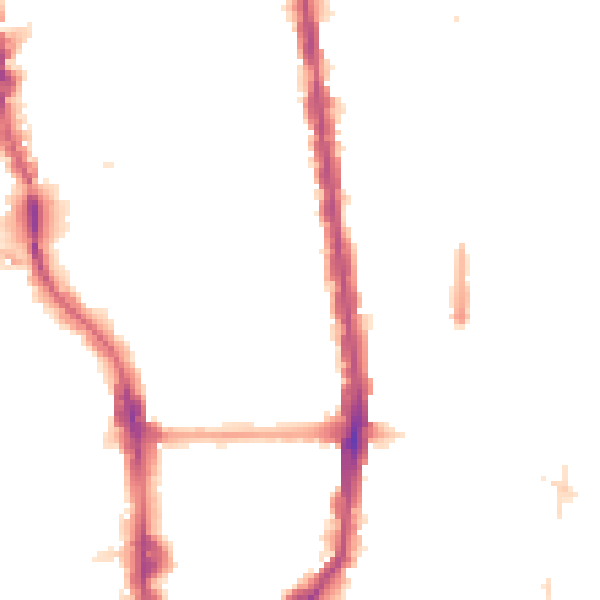 Night-time road noise heatmap for N1 0BH