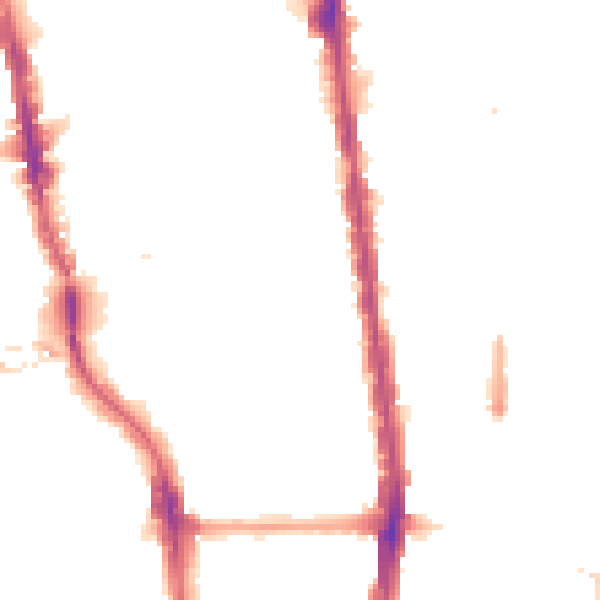 Night-time road noise heatmap for N1 0DQ