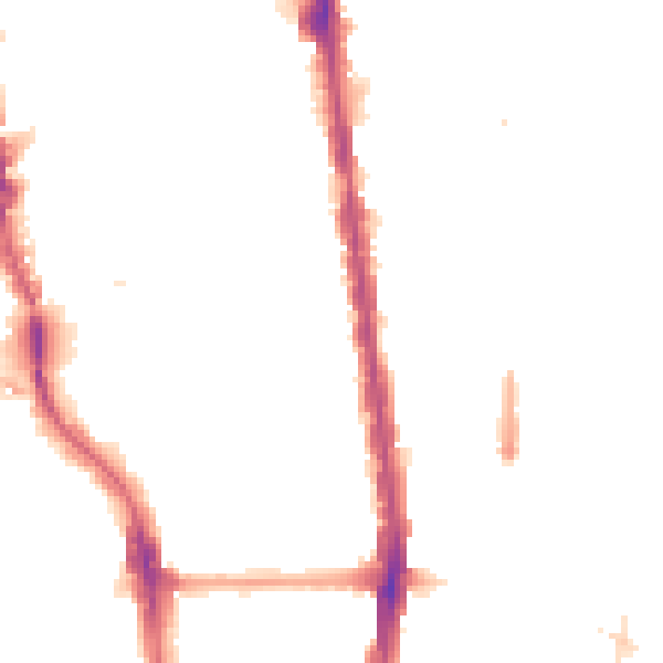 Night-time road noise heatmap for N1 0DX
