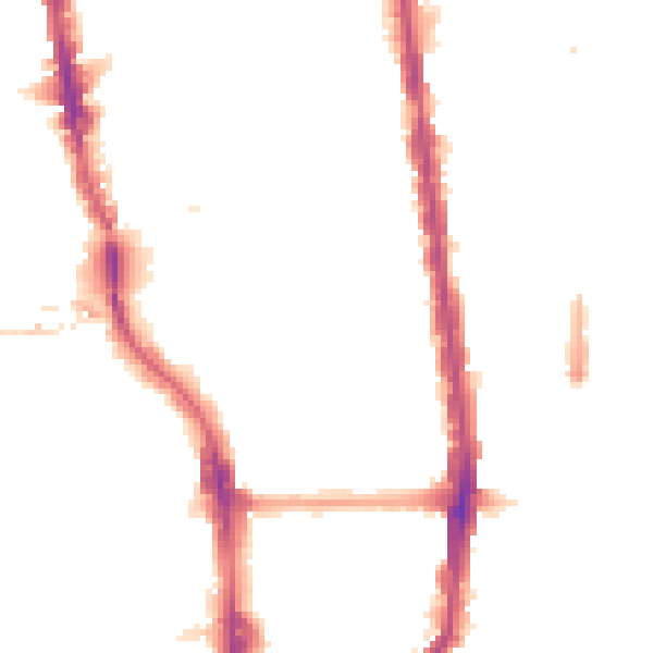 Night-time road noise heatmap for N1 0DZ
