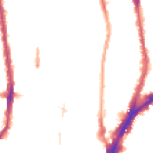 Night-time road noise heatmap for N1 0EA