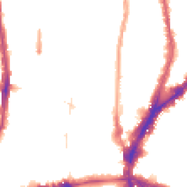 Night-time road noise heatmap for N1 0HQ