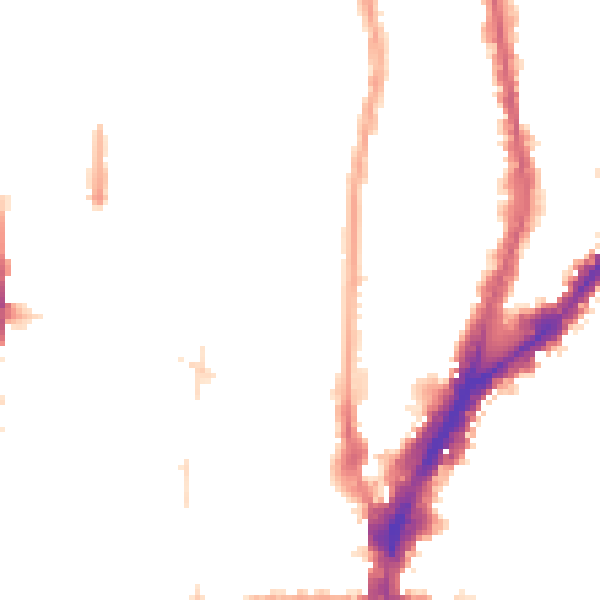 Night-time road noise heatmap for N1 0HT