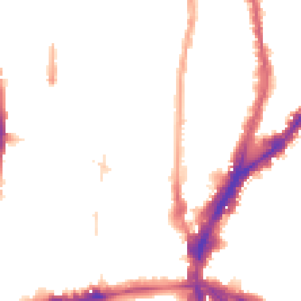 Night-time road noise heatmap for N1 0HU