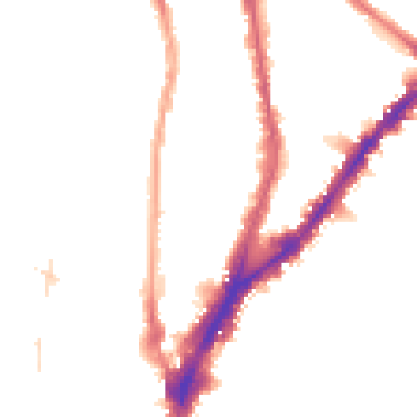 Night-time road noise heatmap for N1 0QY