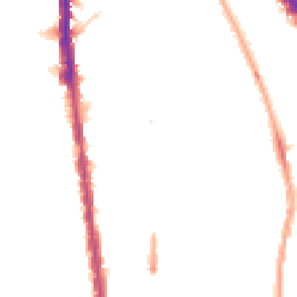 Night-time road noise heatmap for N1 1AF