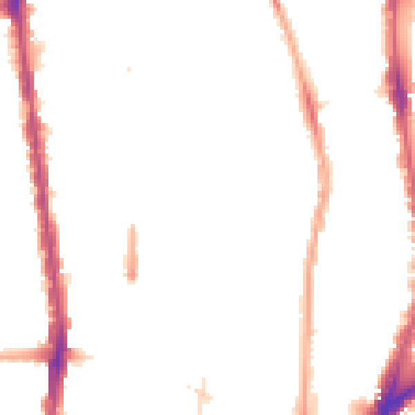 Night-time road noise heatmap for N1 1HZ