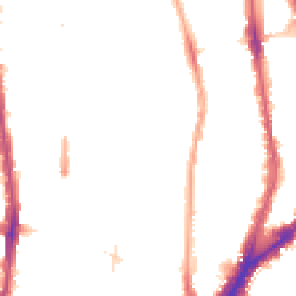 Night-time road noise heatmap for N1 1JX
