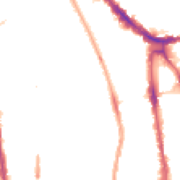 Night-time road noise heatmap for N1 1QT