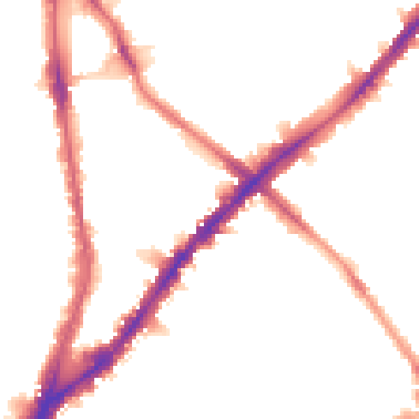 Night-time road noise heatmap for N1 2DA