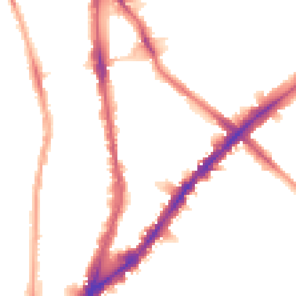 Night-time road noise heatmap for N1 2DZ