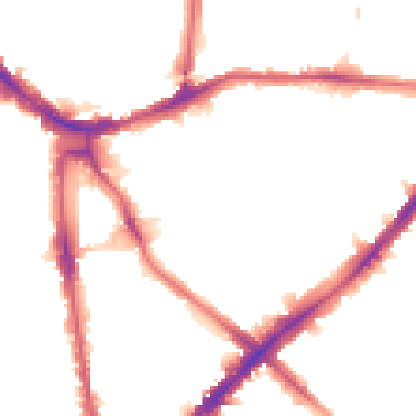 Night-time road noise heatmap for N1 2NQ