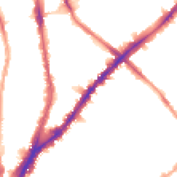 Night-time road noise heatmap for N1 2SL
