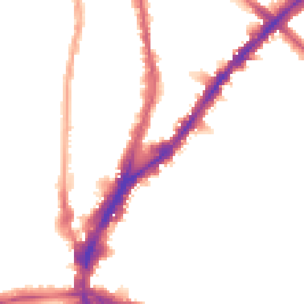 Night-time road noise heatmap for N1 2XH