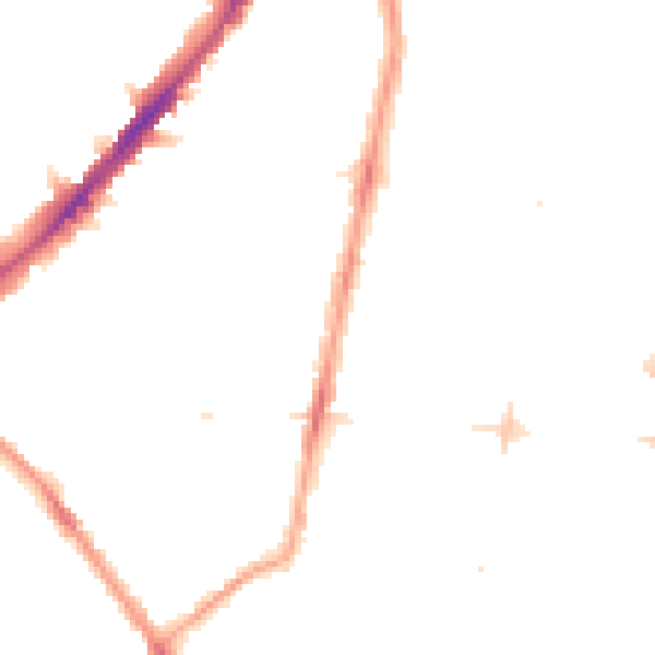 Night-time road noise heatmap for N1 3JS