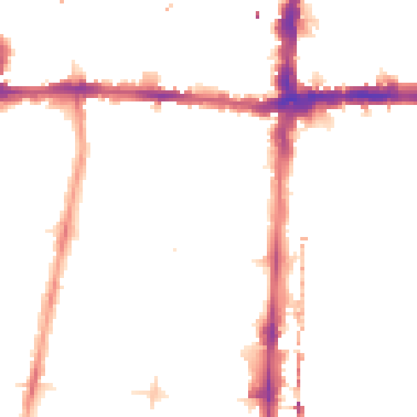 Night-time road noise heatmap for N1 4JP