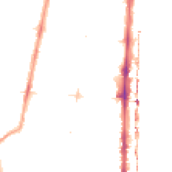 Night-time road noise heatmap for N1 5AW