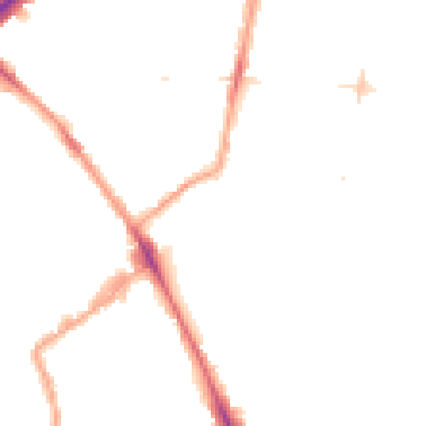 Night-time road noise heatmap for N1 5DG